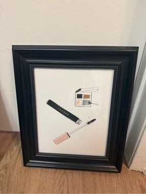 Rifle Paper Co Framed Makeup Illustration Wall Art